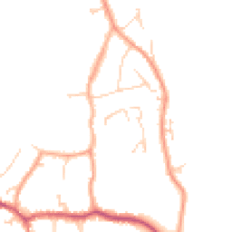 Daytime road noise heatmap for RH7 6HQ