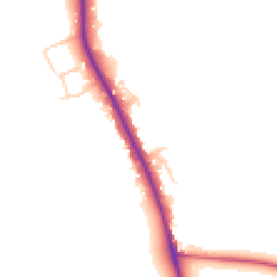 Daytime road noise heatmap for RH7 6JN