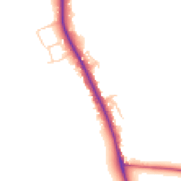 Daytime road noise heatmap for RH7 6JS