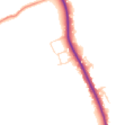Daytime road noise heatmap for RH7 6JU