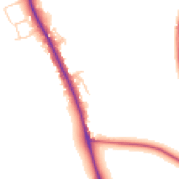 Daytime road noise heatmap for RH7 6JW