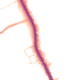 Daytime road noise heatmap for RH7 6JX