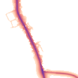 Daytime road noise heatmap for RH7 6LA