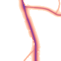 Daytime road noise heatmap for RH7 6LQ