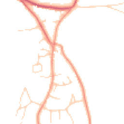 Daytime road noise heatmap for RH7 6ND