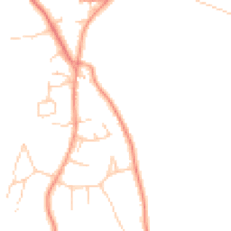 Daytime road noise heatmap for RH7 6NU