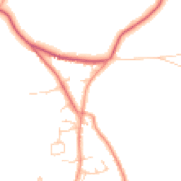 Daytime road noise heatmap for RH7 6PS