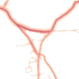 Daytime road noise heatmap for RH7 6PT
