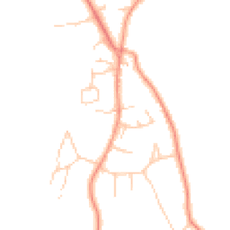 Daytime road noise heatmap for RH7 6PY