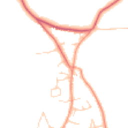 Daytime road noise heatmap for RH7 6QJ