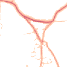 Daytime road noise heatmap for RH7 6QN