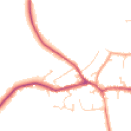 Daytime road noise heatmap for RH7 6SA