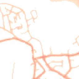 Daytime road noise heatmap for RH8 0AG