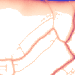Daytime road noise heatmap for RH8 0AP