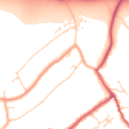Daytime road noise heatmap for RH8 0AU