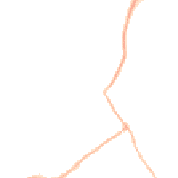 Night-time road noise heatmap for RH8 0DE