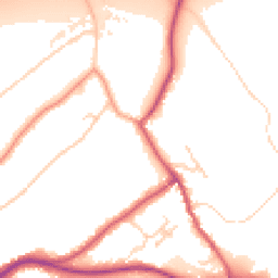 Daytime road noise heatmap for RH8 0DG