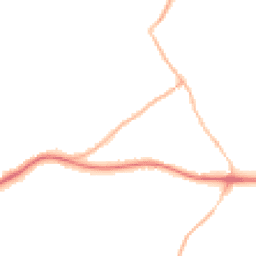 Night-time road noise heatmap for RH8 0DJ