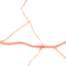 Night-time road noise heatmap for RH8 0DT