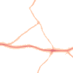 Night-time road noise heatmap for RH8 0DW