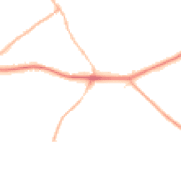 Night-time road noise heatmap for RH8 0EB