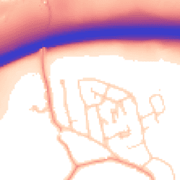 Daytime road noise heatmap for RH8 0GG