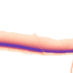 Night-time road noise heatmap for RH8 0SA