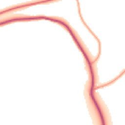 Daytime road noise heatmap for RH8 0SD