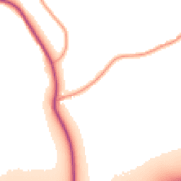 Daytime road noise heatmap for RH8 0SE