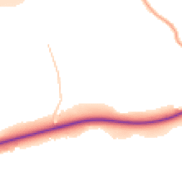 Daytime road noise heatmap for RH8 0SP
