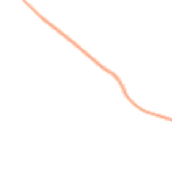 Night-time road noise heatmap for RH8 0SX