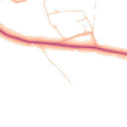 Daytime road noise heatmap for RH8 0TA