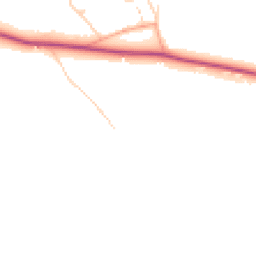Daytime road noise heatmap for RH8 0TE