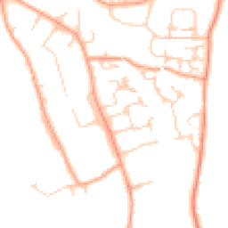 Daytime road noise heatmap for RH8 9BD