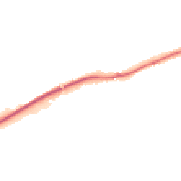 Night-time road noise heatmap for RH8 9LN