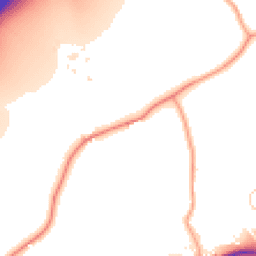 Daytime road noise heatmap for RH8 9NE