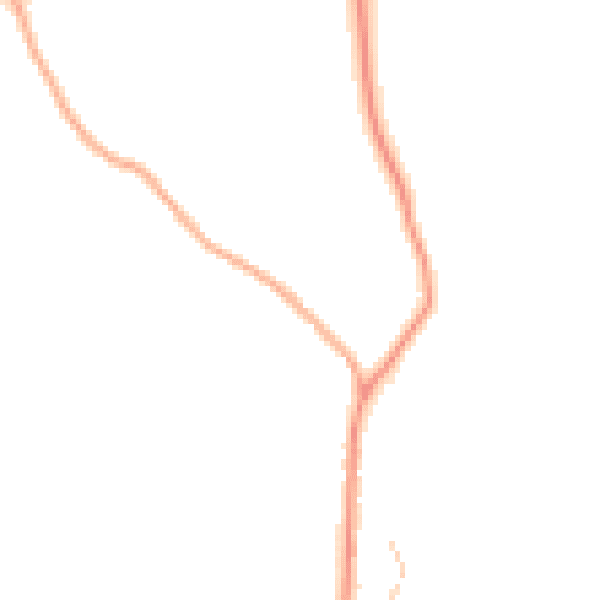 Daytime road noise heatmap for RH8 9NH