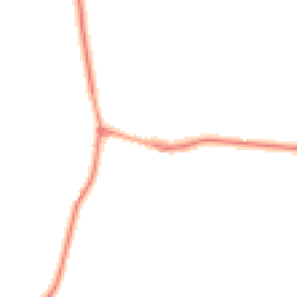 Daytime road noise heatmap for RH8 9NT