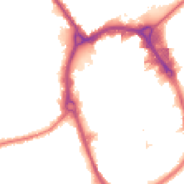 Night-time road noise heatmap for RM1 1LN