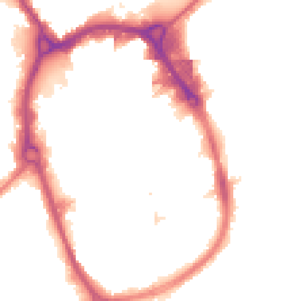 Night-time road noise heatmap for RM1 3JS