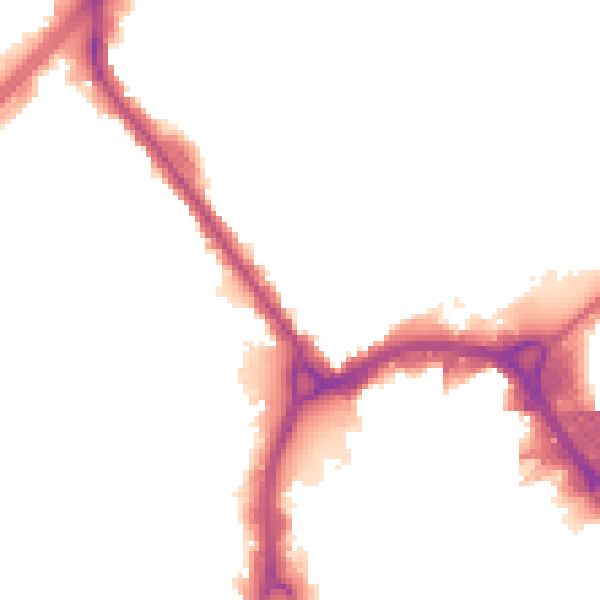 Night-time road noise heatmap for RM1 4AB