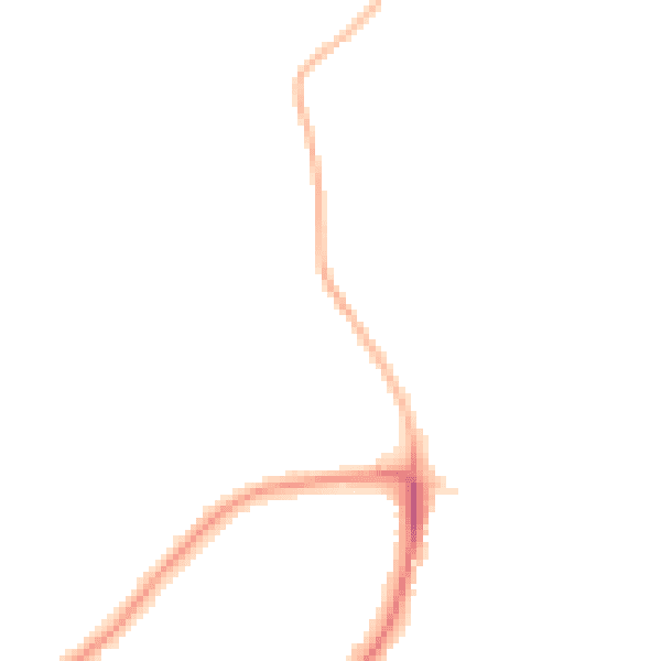 Night-time road noise heatmap for RM1 4HU