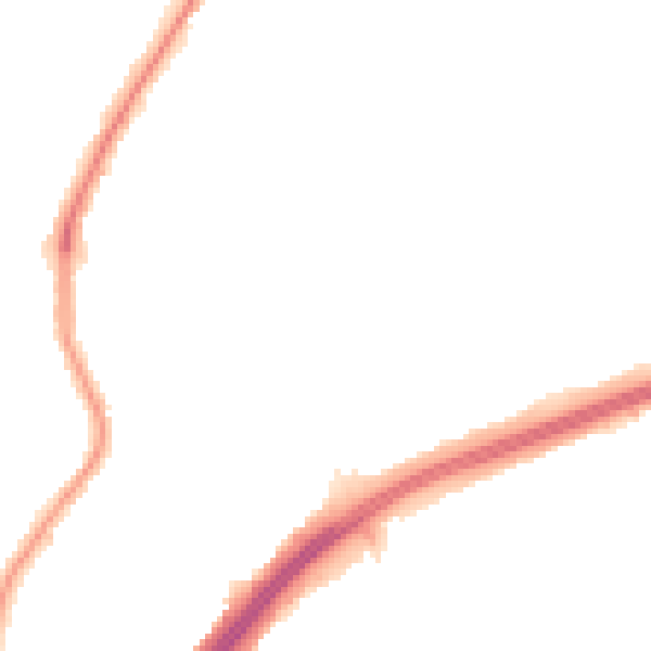 Night-time road noise heatmap for RM1 4UR