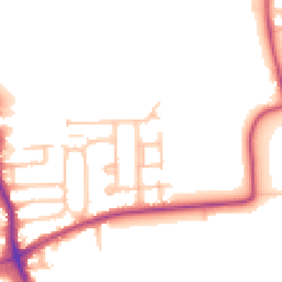 Daytime road noise heatmap for RM10 7AB