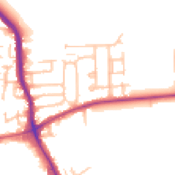 Daytime road noise heatmap for RM10 7AH