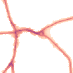 Night-time road noise heatmap for RM10 7AQ