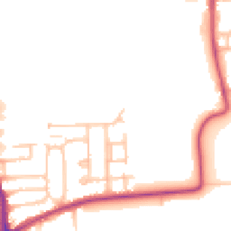 Daytime road noise heatmap for RM10 7BB