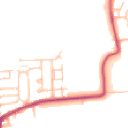 Daytime road noise heatmap for RM10 7BD