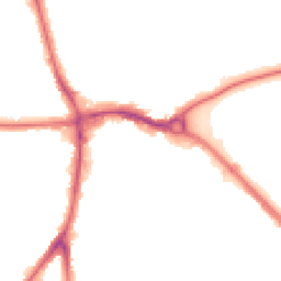 Night-time road noise heatmap for RM10 7DG