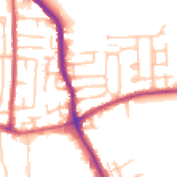 Daytime road noise heatmap for RM10 7DJ